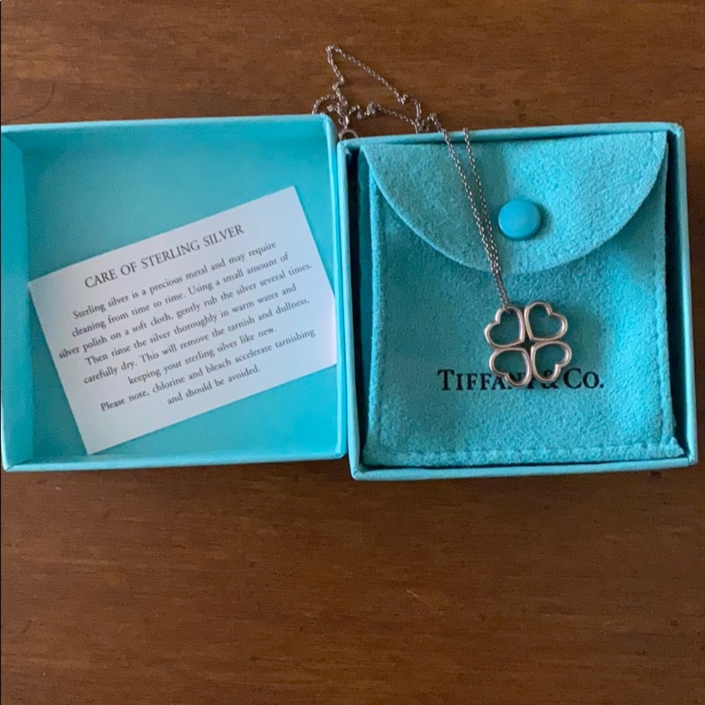 Tiffany Four Hearts Clover Necklace